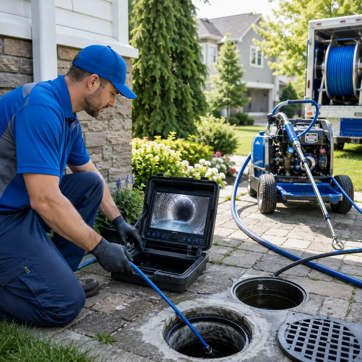 Outdoor drain cleaning professionals serving East Berlin, PA
